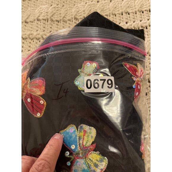 Allure Butterfly Embroidered Jacket‎ WOMEN'S SIZE S S - Picture 16 of 16